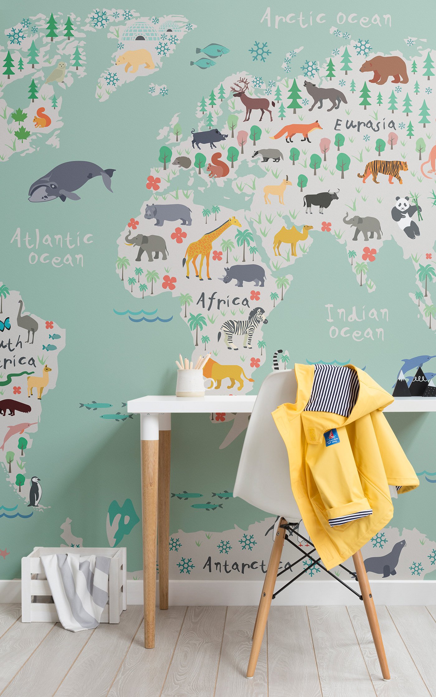 Educational Wallpaper Is The Perfect Idea For Your Kid S Bedroom